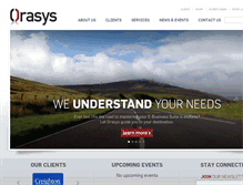 Tablet Screenshot of orasys.com